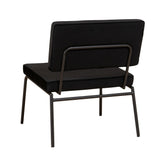 Velvet armchair Aspen black - image 7