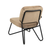 Velvet armchair Julia taupe