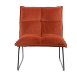 Velvet armchair Malaga copper - image 7