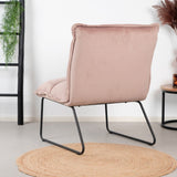 Velvet armchair Malaga pink - image 4