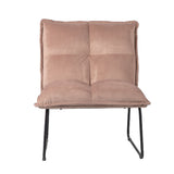 Velvet armchair Malaga pink - image 6