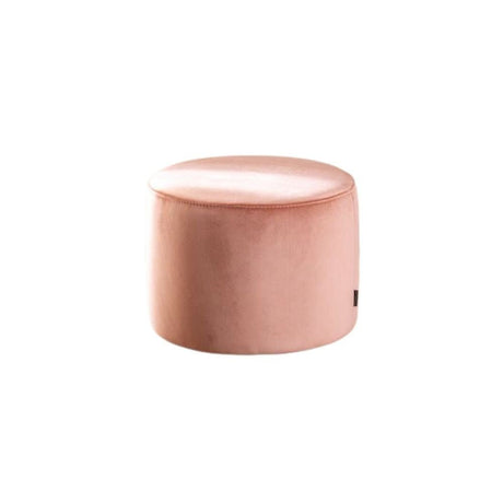 Velvet pouf Anna pink