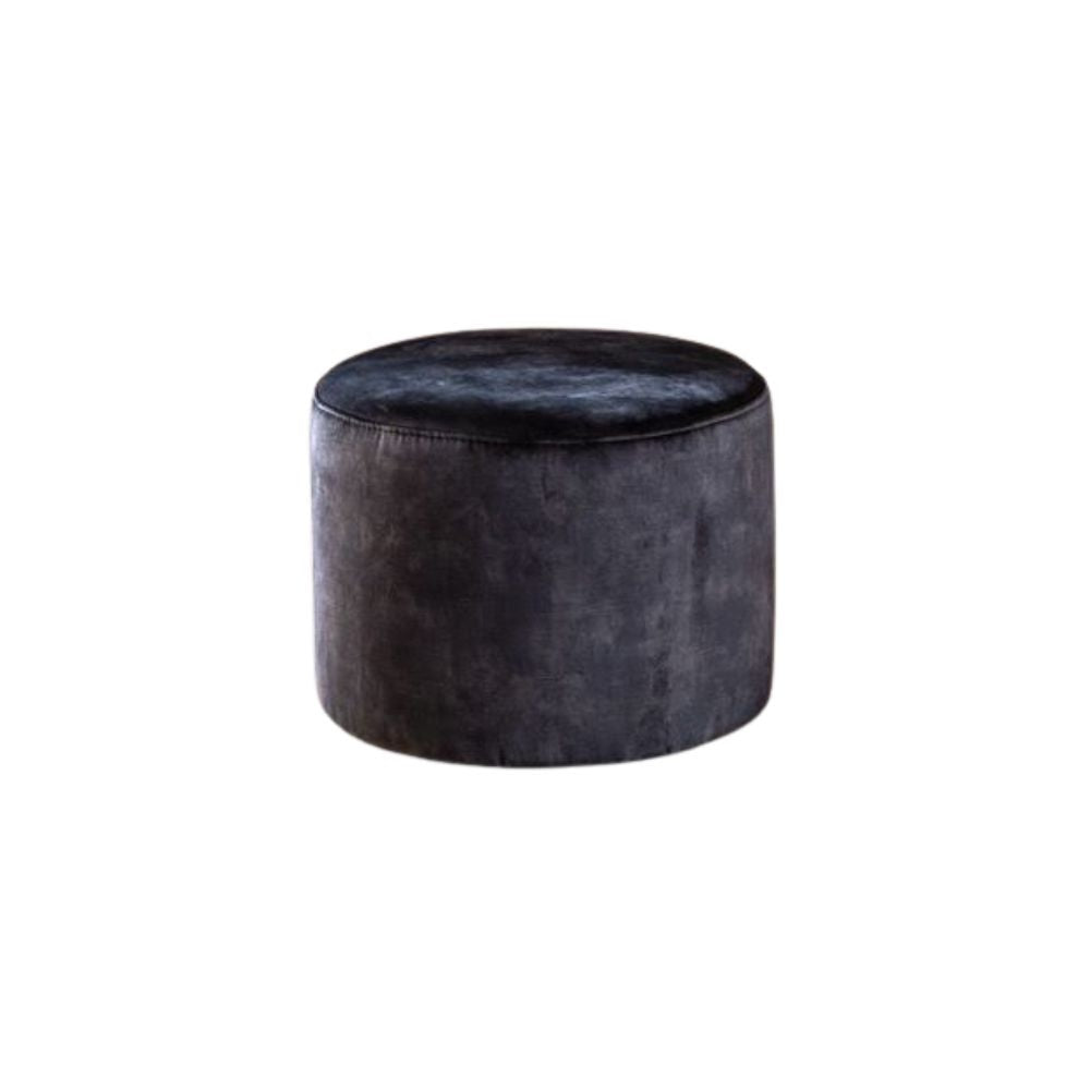 Velvet pouf Beau anthracite