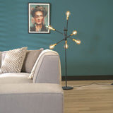 Floor lamp Harvey 6-light gold N.V.A. N/A