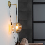 Wall lamp Else 1-light Amber N.VT.