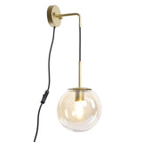 Wall lamp Else 1-light Amber N.VT.