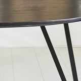 Eettafel Cesar Dimehouse Zwart LxBxH 216x116x9 Mangohout Sfeerfoto detail