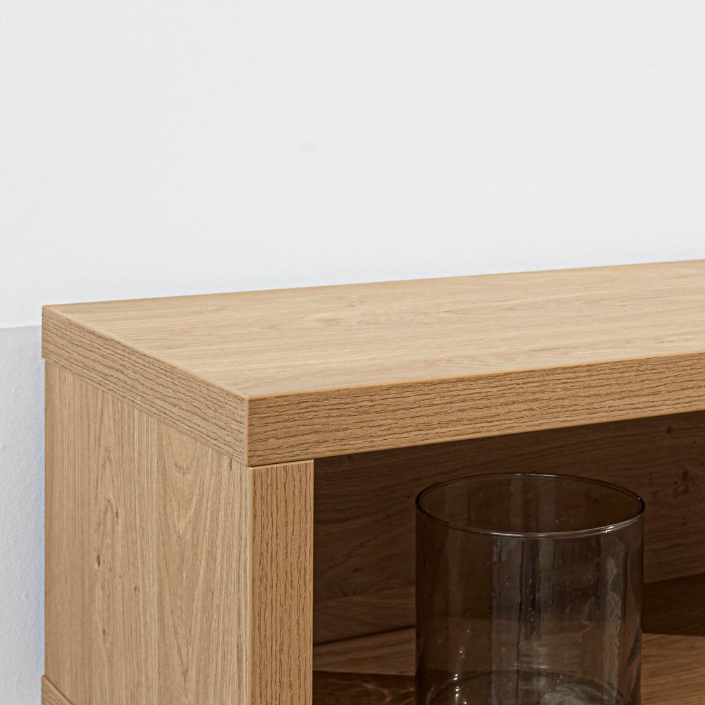 TV Furniture Bernie Rustic Oak Dimehouse Oak LxWxH 146x36x31 Melamine Atmospheric photo detail