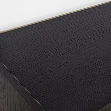 TV Furniture Bernie Black Dimehouse Black LxWxH 127x37x32 Melamine Atmospheric photo detail